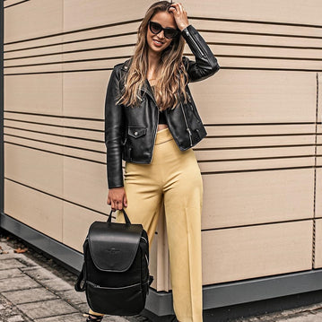 Saint Maniero Donna Rucksack Damen I Rucksack Mädchen I Damenrucksack I Umhängetaschen DamenI Rucksack Frauen I Arbeitstasche Damen I Laptoptasche Damen I Tagesrucksack Damen I Daypack Damen