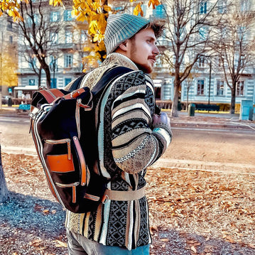 Saint Maniero Sempre Rucksack Damen I Rucksack Herren I Schulrucksack Mädchen I Schulrucksack Jungen I Laptop Backpack I Tagesrucksack I Daypack I Laptoprucksack I Uni Rucksack I Uni Tasche I Schultaschen