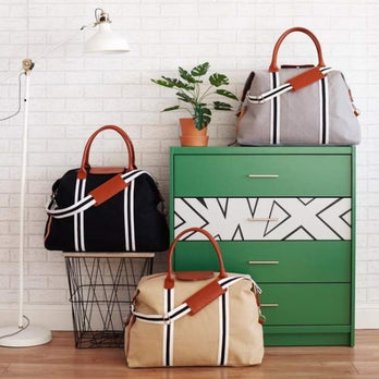 Saint Maniero Premium Reisetasche I Weekender I Sporttasche I Schultertasche I Dufflebag atmungsaktiv I Fitnesstasche I Vintage Tasche gross I Reisegepäck I Sportbag I Freizeittasche I Segeltuchtasche