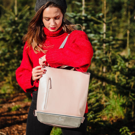 Backpack Bellina • Beige Grey